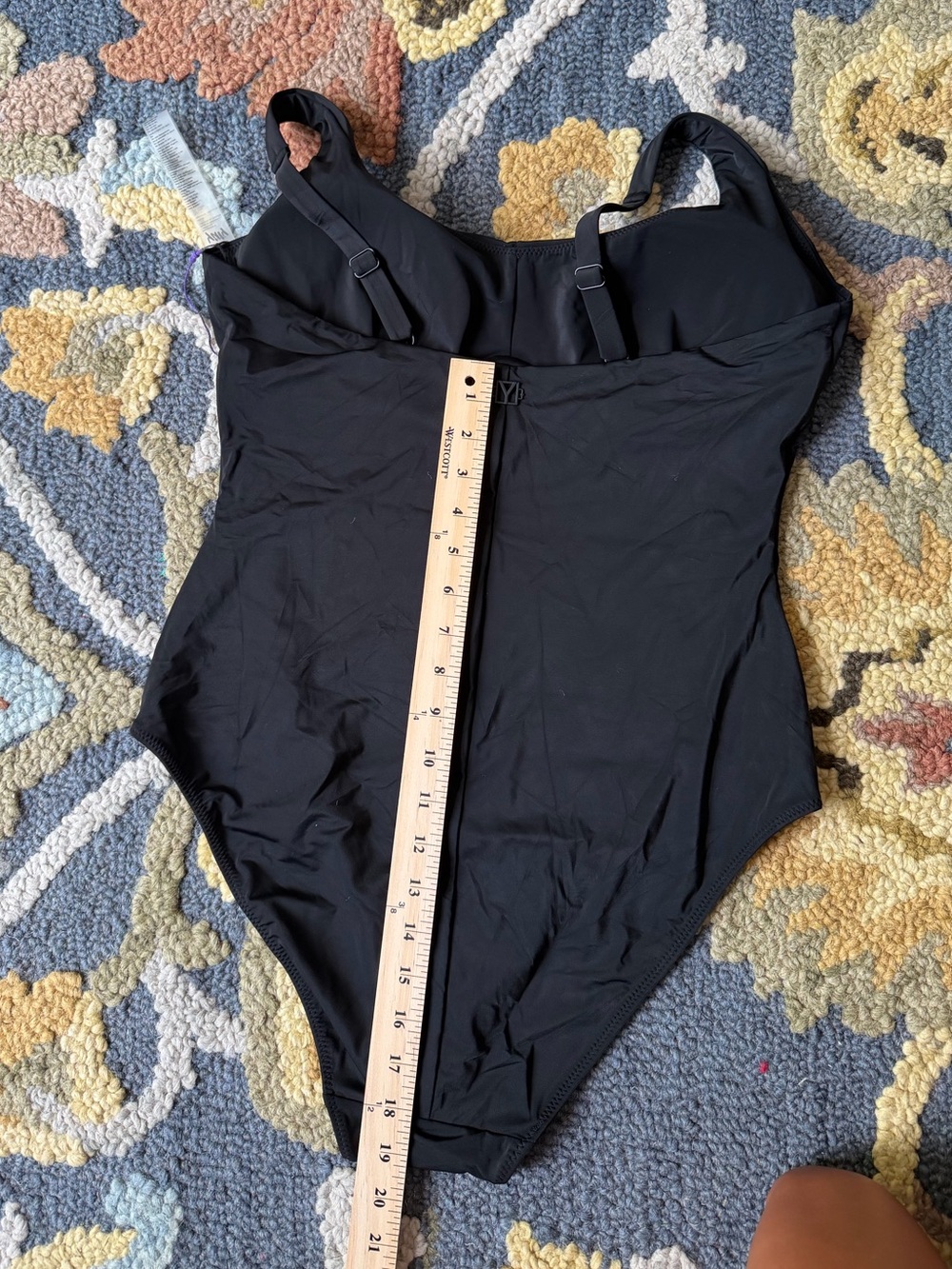 YITTY Black One-Piece Swimsuit with Contoured Cups Size XXL/1X Resortwear - Picture 8 of 12